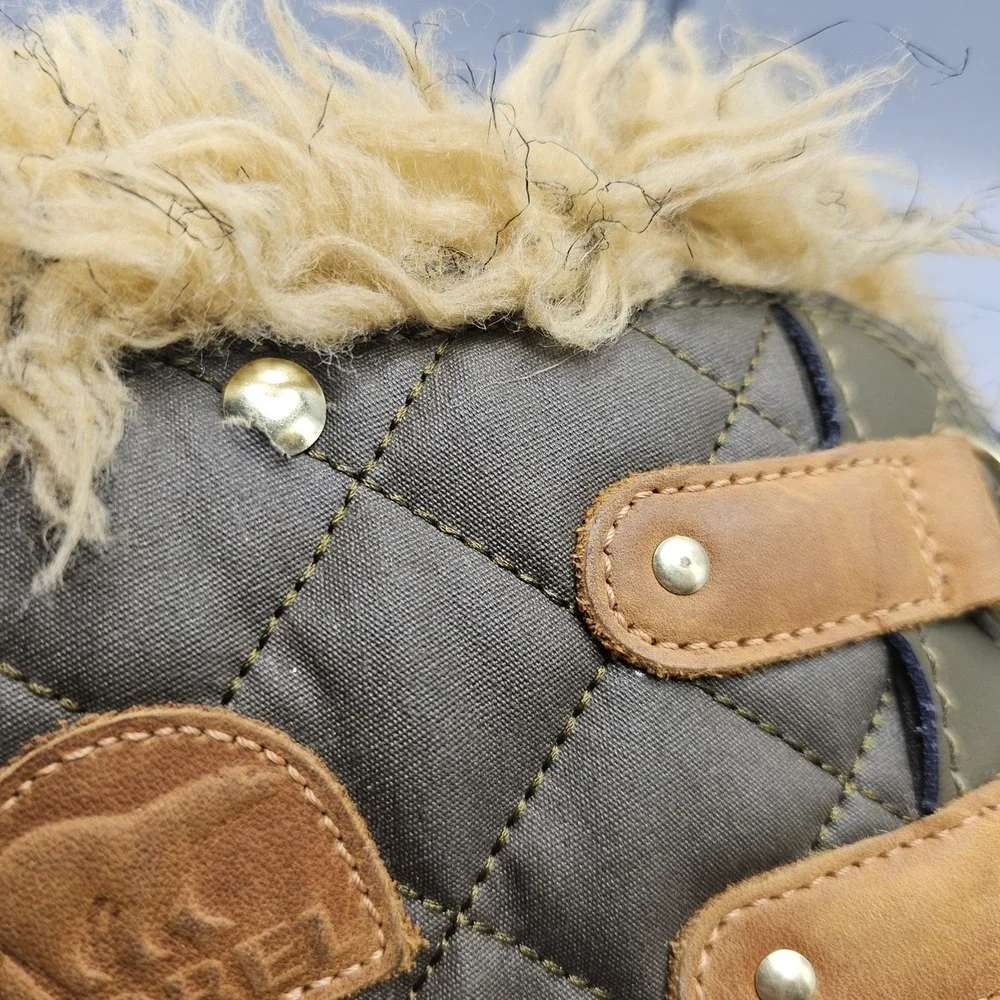 Sorel Tofino II Waterproof Winter Boots Womens Size 7.5 Camel Leather
